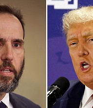 Donald Trump’s legal team said that Jack Smith (left) and prosecutors in his office should be severely sanctioned.
Mandatory Credit:	Getty Images