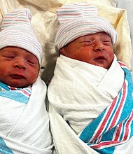 Ezra and Ezekiel Humphrey at Virtua Voorhees Hospital in New Jersey.
Mandatory Credit:	Courtesy Billy Humphrey