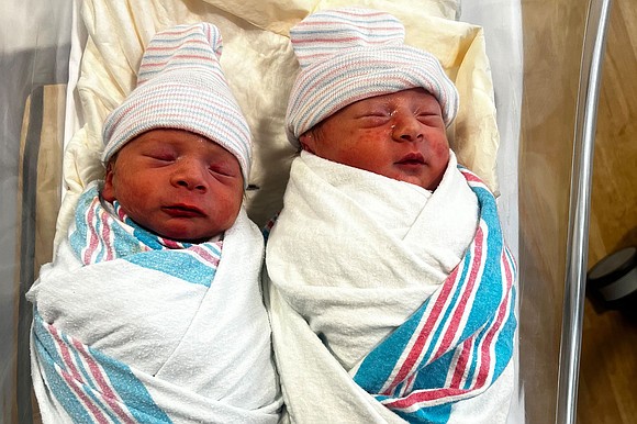 A New Jersey family has welcomed twins who were born not only on different days, but in different years.