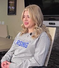 Lydia Butler underwent three open-heart surgeries before she turned 4. Today, she's a Xavier University nursing student hoping to one day work at Cincinnati Children's, where she spent months getting care as a child.
Mandatory Credit:	WLWT