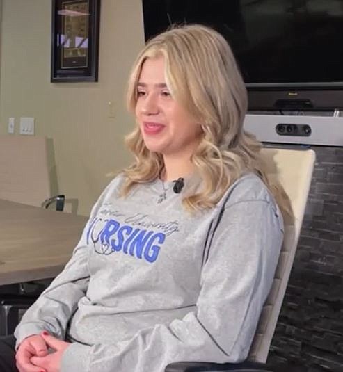 Lydia Butler underwent three open-heart surgeries before she turned 4. Today, she's a Xavier University nursing student hoping to one day work at Cincinnati Children's, where she spent months getting care as a child.
Mandatory Credit:	WLWT