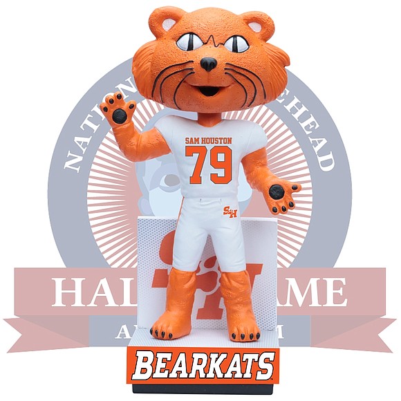 The officially licensed Sam Houston Bearkats Bobblehead was unveiled today in conjunction with National Bobblehead Day, which is celebrated annually …