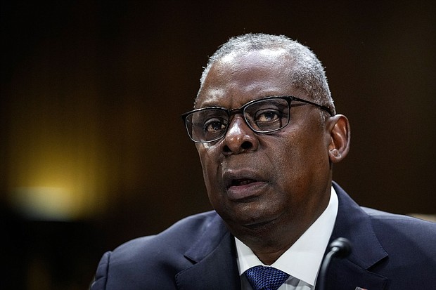 Defense Secretary Lloyd Austin was admitted to Walter Reed Medical Center on New Year’s Day for complications from an elective medical procedure.
Mandatory Credit:	Drew Angerer/Getty Images