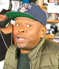 Scarface with Corey Stoot in the background