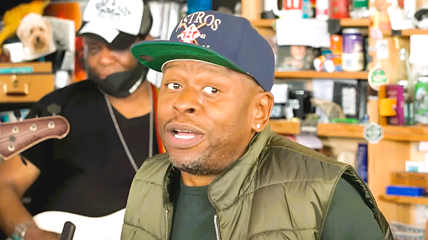 Scarface with Corey Stoot in the background