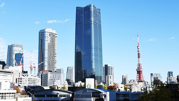 The largest tower at Tokyo's Azabudai Hills development is now Japan's tallest skyscraper.
Mandatory Credit:	Jun Sato/WireImage/Getty Images