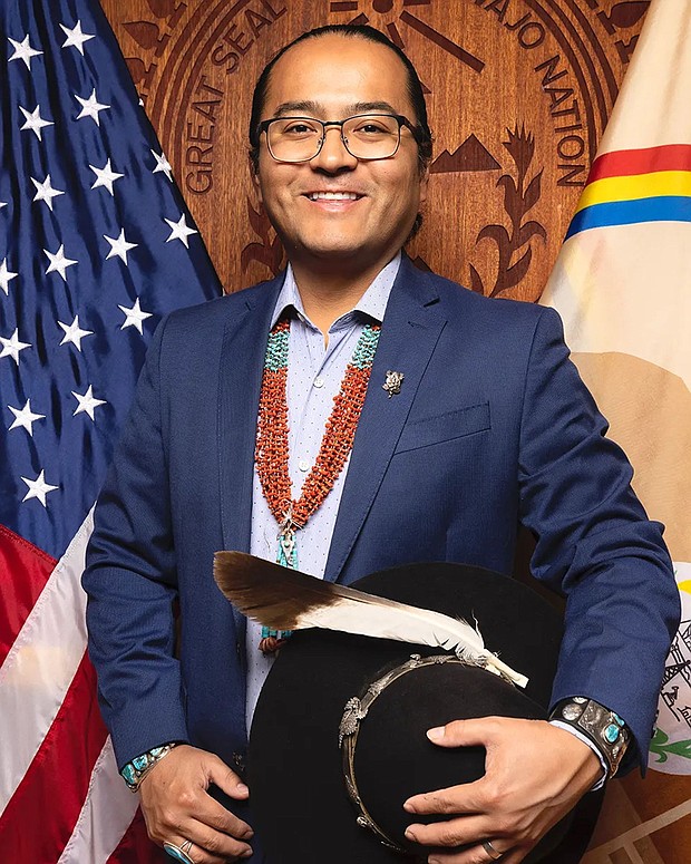 The moon is considered sacred in tribal cosmology, according to Navajo Nation President Buu Nygren.
Mandatory Credit:	The Navajo Nation Office of the President