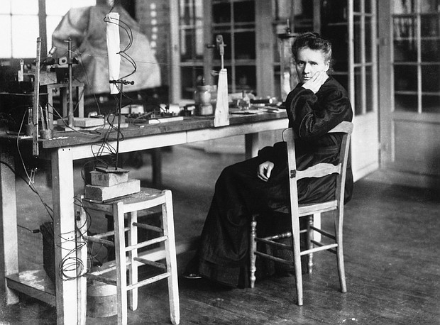 Marie Curie, pictured in her laboratory.
Mandatory Credit:	Hulton Deutsch/Corbis Historical/Getty Images