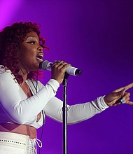 SZA performs performing at Astroworld in Houston in 2021.
Mandatory Credit:	Omar Vega/FilmMagic/Getty Images