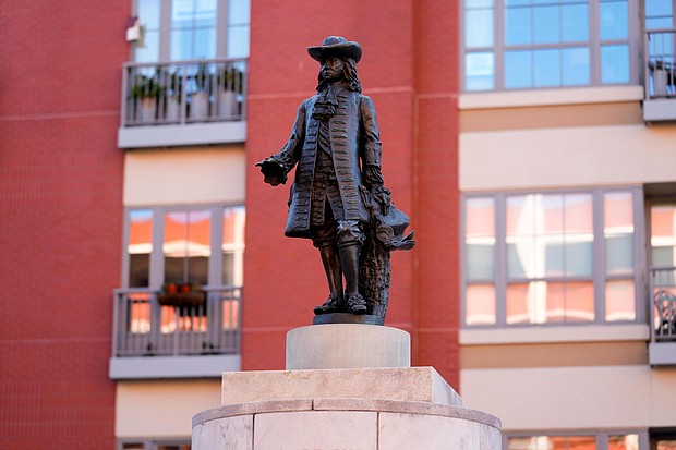 A statue of William Penn stands at Welcome Park in Philadelphia, Monday, January 8.
Mandatory Credit:	Matt Rourke/AP