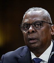 Secretary of Defense Lloyd Austin's doctors say they expect him to make a full recovery.
Mandatory Credit:	Drew Angerer/Getty Images/File