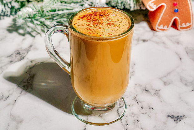 Sugar Frk’s new Gingerbread Latte features a delightful combination of espresso, steamed milk, and house-made gingerbread syrup, topped with a sprinkle of cinnamon-gingerbread spice. Photos: JRMH Photos