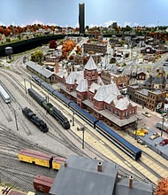 For the past 16 years, Brook and Jay Qualman in Milford Township has turned their passion for the locomotive into a model railroad masterpiece.
Mandatory Credit:	WWJ