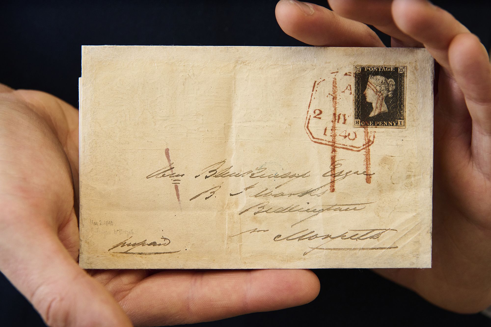 Penny Black: ‘First’ piece of mail sent using a stamp could fetch up to ...