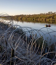 The Rio Grande at the US-Mexico border on January 9, 2024 in Eagle Pass, Texas.
Mandatory Credit:	John Moore/Getty Images