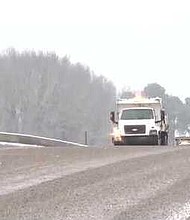 Jackson residents are urged to stay off the roads Monday and Tuesday as dangerous cold and icy conditions are expected.
Mandatory Credit:	WAPT