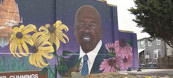 Green space on Mura Street in east Baltimore is dedicated to the late U.S. Rep. Elijah Cummings. It's a vision …