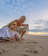 finding shells on the beach at The Lodge & Club (Credit: The Lodge & Club)