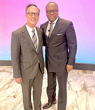 Senior Rabbi David Lyon of Houston's historic Congregation Beth Israel joined forces with Dr. Marcus D. Cosby, senior pastor of the historic Wheeler Avenue Baptist Church