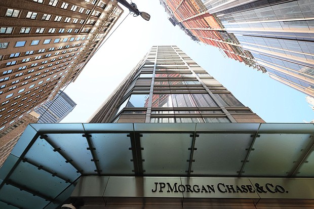 Banks across the US and Europe have reported a surge in cyber attacks over the past few years. Pictured is the JPMorgan Chase headquarters building in New York City.
Mandatory Credit:	Michael M. Santiago/Getty Images