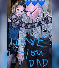 Madonna posts photo with her father Silvio on her Instagram Story.
Mandatory Credit:	Madonna/Instagram