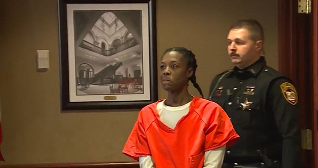 Liberty Township grandmother, Mia Harris, accused of shooting her 6-month-old granddaughter has pleaded not guilty by reason of insanity.
Mandatory Credit:	WLWT