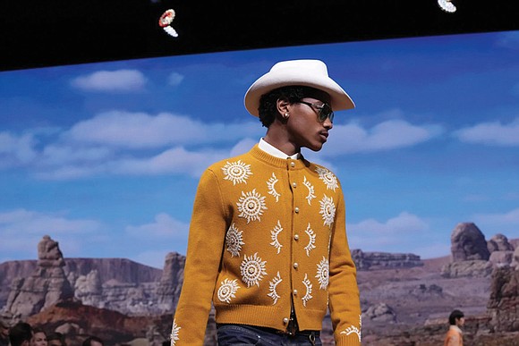 It was Wild West meets melting pot America at the Louis Vuitton Fall-Winter 2024 men’s show Tuesday, where musician-turned-designer Pharrell ...