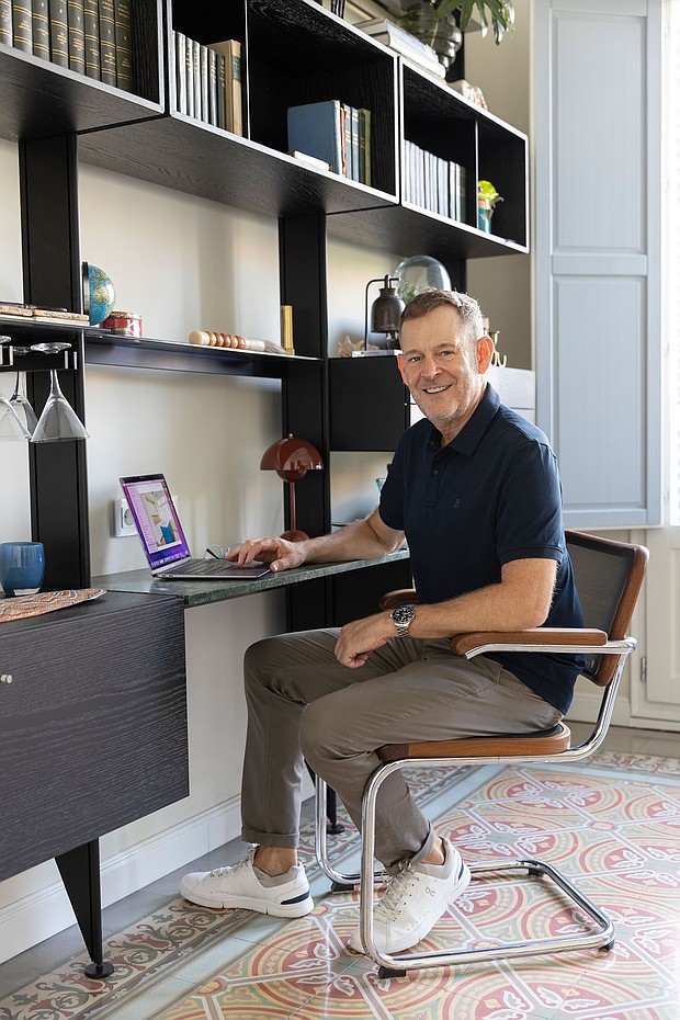 Matthew Coe bought an apartment in Barcelona in 2021. He founded a company that helps other people navigate buying property in the city.
Mandatory Credit:	Jordi Folch