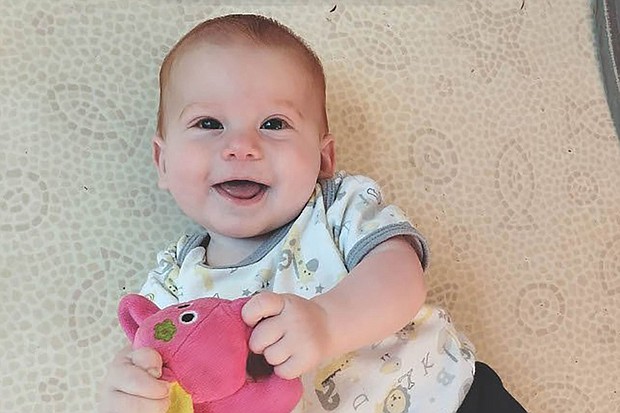 His name is Kfir Bibas, and he is the youngest of the 253 hostages taken into Gaza by Hamas and other militant groups during the terror attacks against Israel on October 7.
Mandatory Credit:	Hostages Missing Families Forum