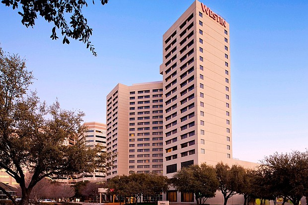 The exterior of the Westin Dallas Park Central, where modern architecture meets sophisticated design.