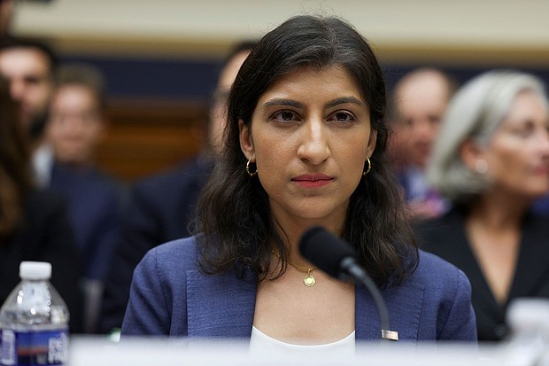 Federal Trade Commission (FTC) Chair Lina Khan testifies before a House Judiciary Committee hearing on "Oversight of the Federal Trade Commission," on Capitol Hill in Washington, U.S., July 13, 2023.
Mandatory Credit:	Kevin Wurm/Reuters