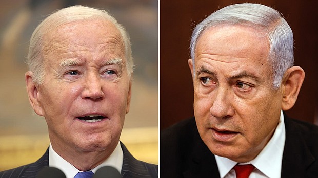 President Joe Biden spoke with Prime Minister Benjamin Netanyahu and reiterated his support for an eventual Palestinian state, one day after the Israeli leader appeared to publicly reject that outcome in a sign of the growing divides between the two men.
Mandatory Credit:	Getty Images