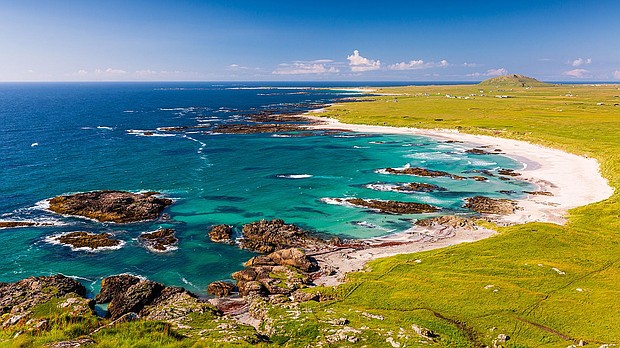Visitors to Tiree have to take a four-hour ferry ride to get there.
Mandatory Credit:	Richard Kellett/Adobe Stock
