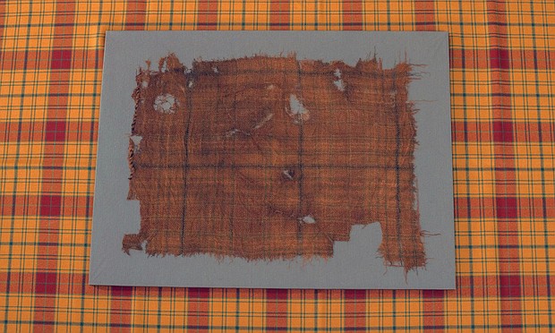 The "Glen Affric" tartan dates from 1500-1600.
Mandatory Credit:	Alan Richardson/House of Edgar/V&A/PA