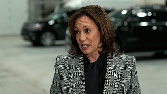 Vice President Kamala Harris on Monday pinned blame squarely on Donald Trump for the reversal of Roe v. Wade, saying …