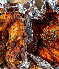 Eight flavors of Wings are just 75 Cents every Wednesday at all five Houston Area Lotus Seafood locations./Photos: Visual Influence