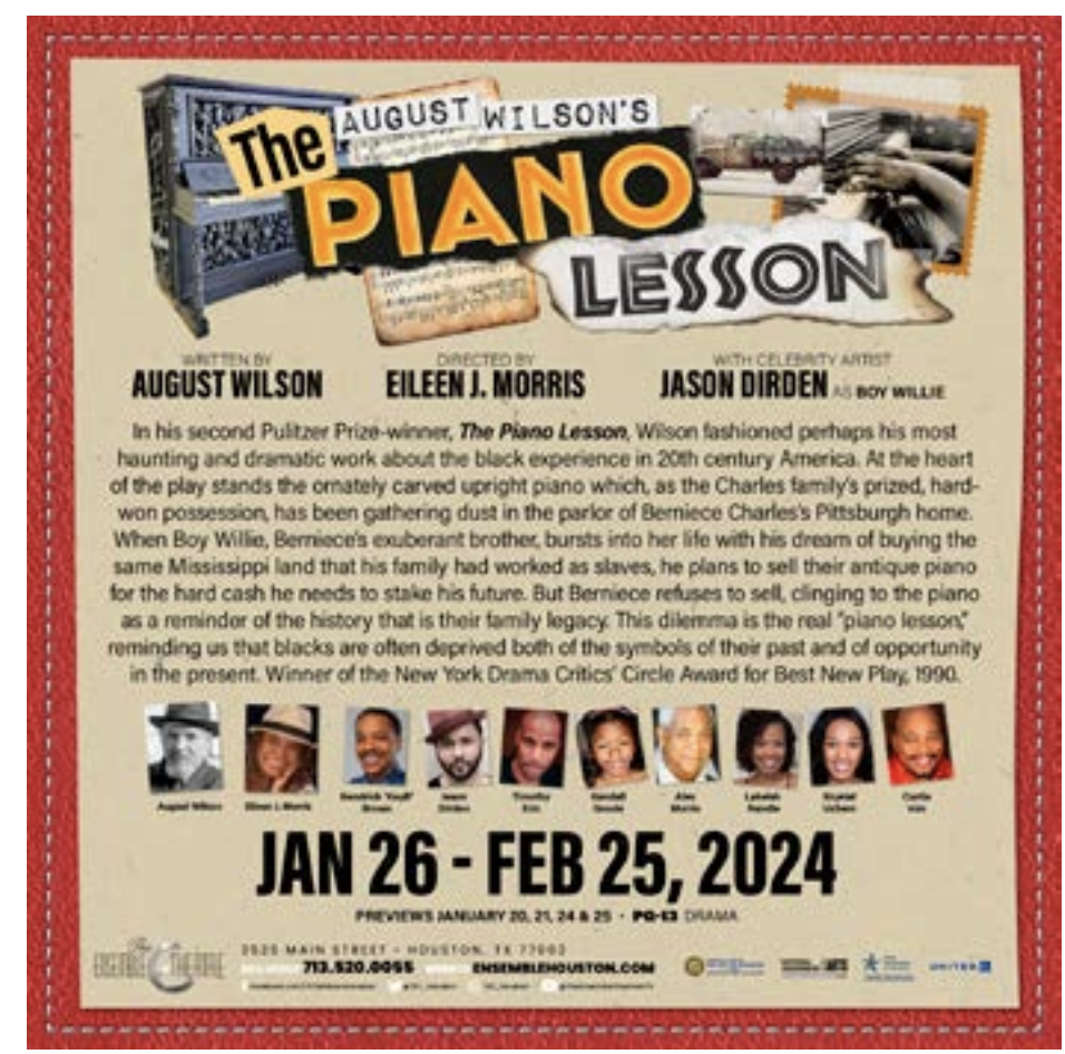 Jason Dirden Takes Center Stage August Wilson's 'The Piano Lesson