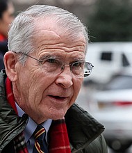 Former NRA President Oliver North said he was ousted after raising concerns about corruption.
Mandatory Credit:	/Brendan McDermid/Reuters