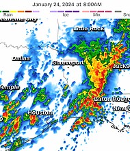 Heavy storms are deluging portions of the South Wednesday morning.
Mandatory Credit:	CNN Weather