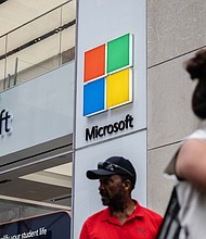 Shares of Microsoft are up more than 7% this year after jumping about 40% last year, largely due to investor enthusiasm in AI.
Mandatory Credit:	Victor J. Blue/Bloomberg/Getty Images