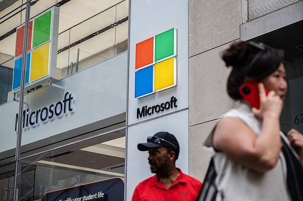 Shares of Microsoft are up more than 7% this year after jumping about 40% last year, largely due to investor enthusiasm in AI.
Mandatory Credit:	Victor J. Blue/Bloomberg/Getty Images