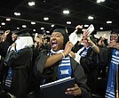Participants in the Spelman College 136th commencement celebrate in College Park, Ga., in May 2023. Historically Black colleges and universities, which had seen giving from foundations decline in recent decades, have seen an increase in gifts —- particularly from corporations and corporate foundations over the past several years.