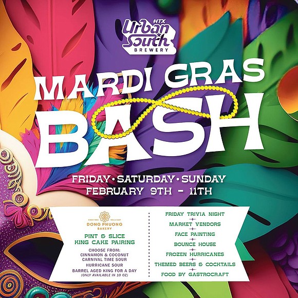 Brace yourself for an unforgettable Mardi Gras experience as Urban South HTX transforms its taproom into a vibrant celebration hub …