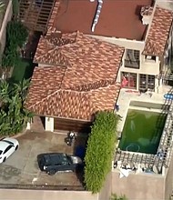 Beverly Hills residents are up in arms over a multi-million dollar home in their neighborhood was taken over by a group of alleged squatters, who have instead turned the property into a problematic party house.
Mandatory Credit:	KCAL