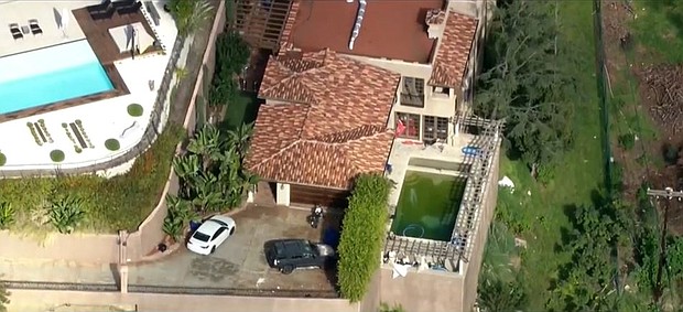 Beverly Hills residents are up in arms over a multi-million dollar home in their neighborhood was taken over by a group of alleged squatters, who have instead turned the property into a problematic party house.
Mandatory Credit:	KCAL