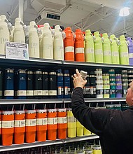 The cups do have lead, but it isn't exposed unless the cup is damaged, a Stanley spokesperson said.
Mandatory Credit:	Frederic J. Brown/AFP/Getty Images