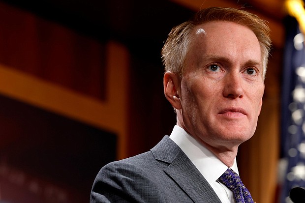 Sen. James Lankford (R-OK) speaks at a press conference on taxes at the U.S. Capitol Building on August 03, 2022 in Washington, DC.
Mandatory Credit:	Anna Moneymaker/Getty Images