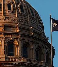 The Texas State Capitol is seen in 2021 in Austin.
Mandatory Credit:	Tamir Kalifa/Getty Images