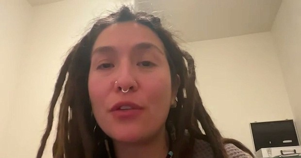 Monica Lasso says she was stuck for hours on a gondola at a ski resort in Lake Tahoe, California.
Mandatory Credit:	KCRA