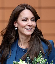 Catherine, Princess Of Wales, pictured here in December, has left hospital following abdominal surgery two weeks ago.
Mandatory Credit:	Chris Jackson/Getty Images